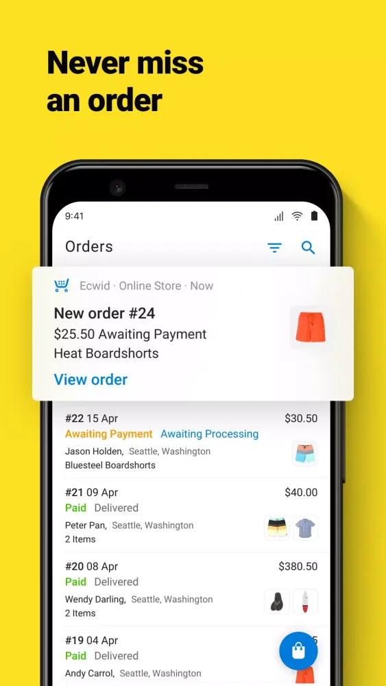 Ecwid Ecommerce Ekran Görüntüleri