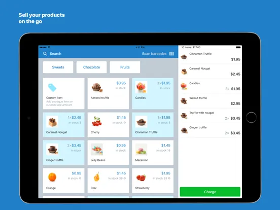 Sell on the Go iPad 应用截图