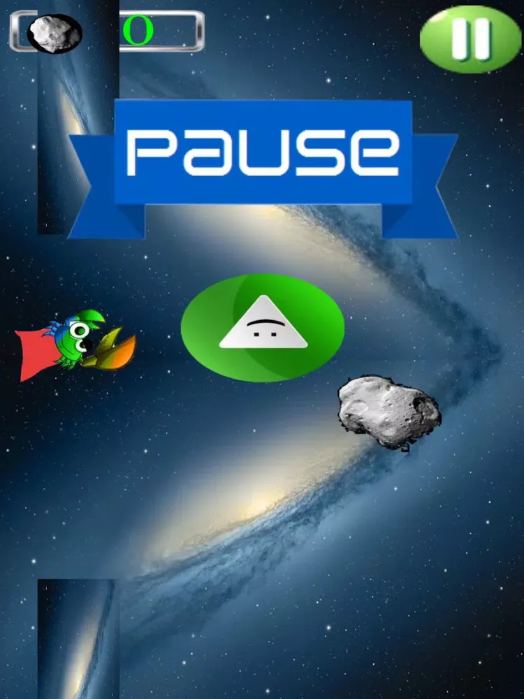 Tangkapan skrin Super Space Crab Fly Jump Fast 超级太空跳飞蟹 iPad 