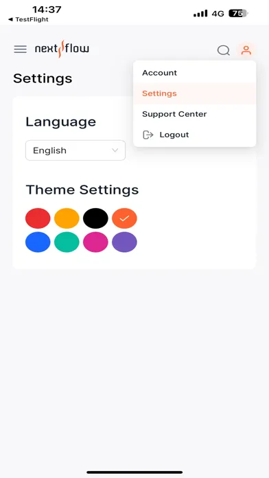 Скриншоты Nextflow