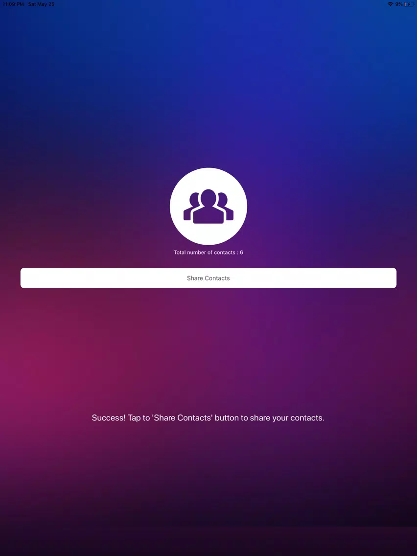 Contacts Backup & Share Endi iPad  سکرین شاٹس