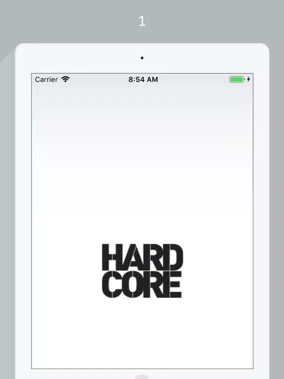 Ảnh chụp màn hình của Hard Core iPad 