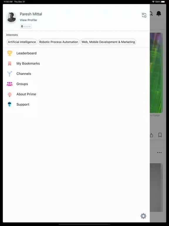 Tangkapan layar FutureSkills Prime iPad 