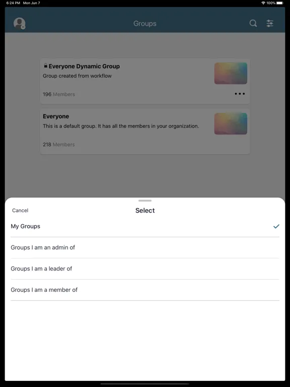 My Learning Hub Connect(MLHC) iPad  سکرین شاٹس