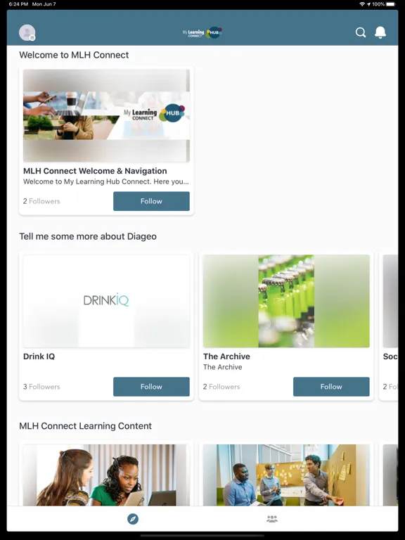 My Learning Hub Connect(MLHC) iPad  سکرین شاٹس