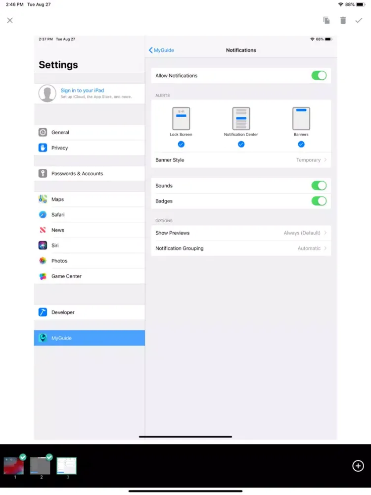 MyGuide Creator and Player iPad  سکرین شاٹس