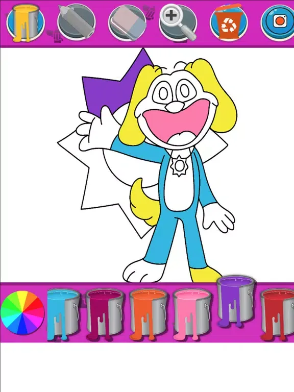 Скриншоты dog coloring day iPad 