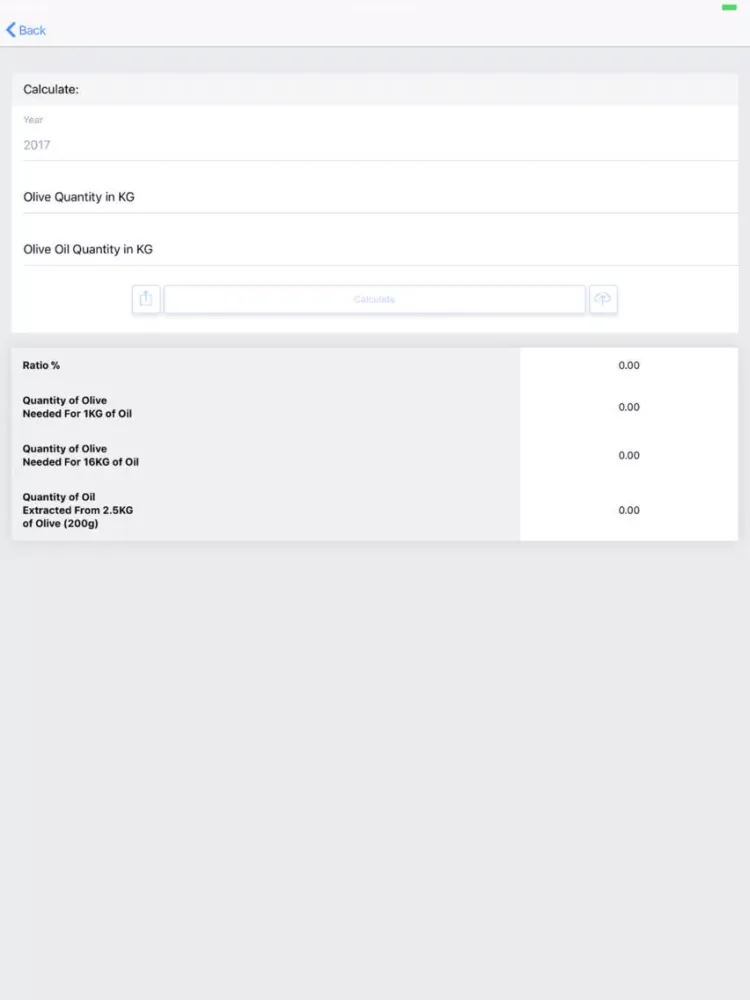 Zrzuty ekranu Olive Oil Production Tracker iPad 