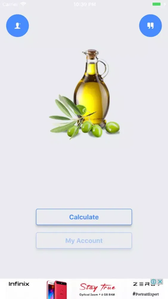 Zrzuty ekranu Olive Oil Production Tracker