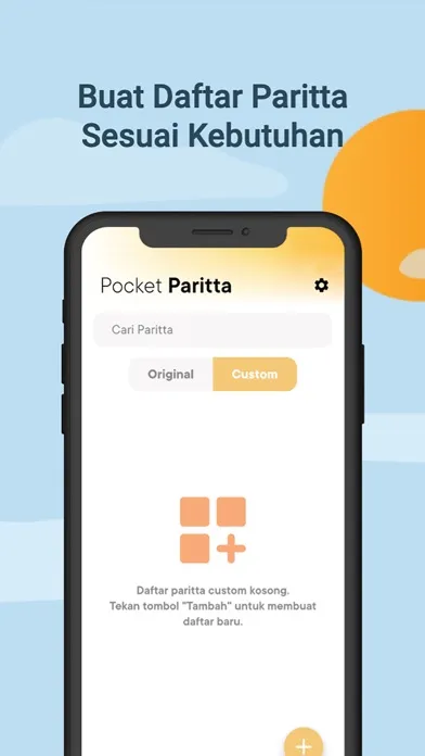 Capturas de tela do Pocket Paritta