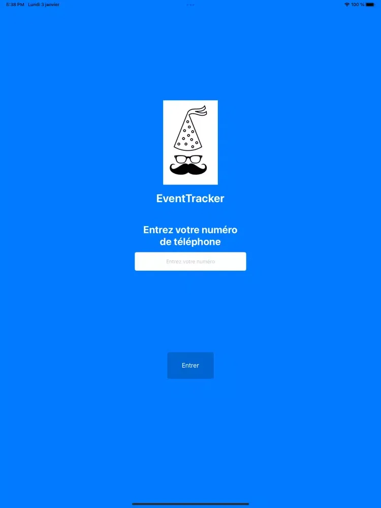 Zrzuty ekranu EventTracker iPad 