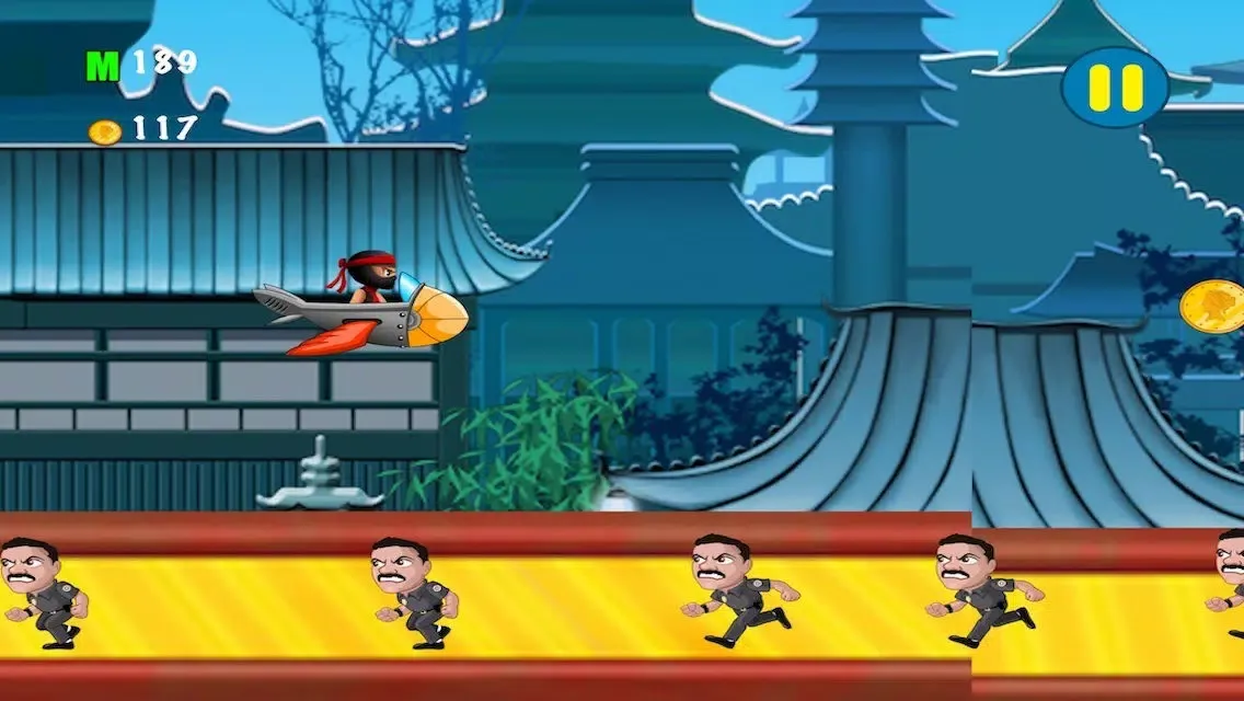 Super High-Ninja Jetpack Action game স্ক্রিনশট