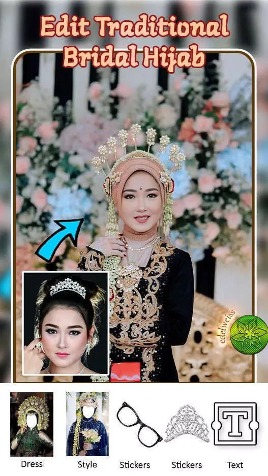 Traditional Bridal Hijab Edit Ekran Görüntüleri