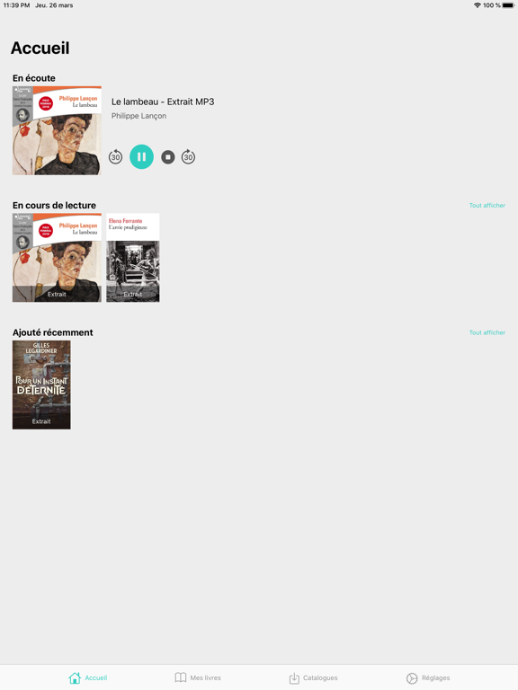 Brio Reader iPad  Ekran Görüntüleri