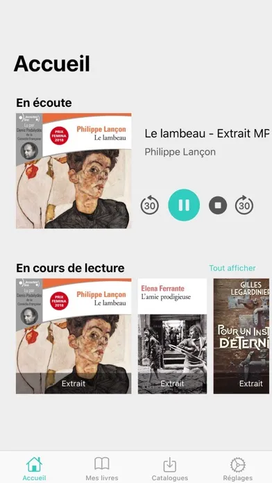 Capturas de pantalla de Brio Reader
