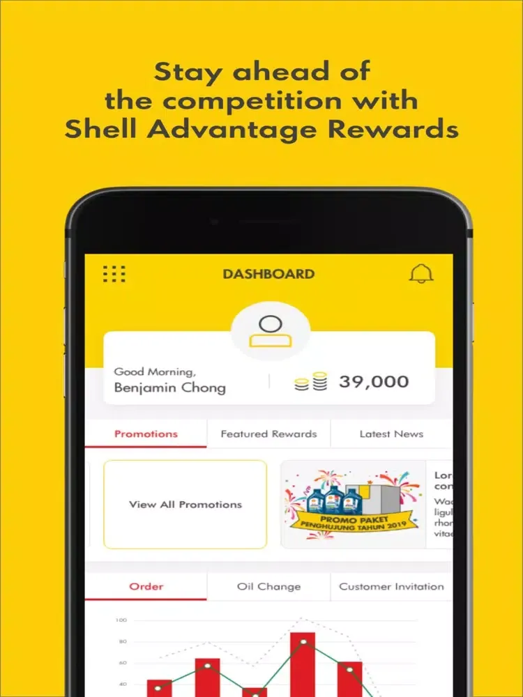 Ảnh chụp màn hình của Shell Advantage Rewards Lite iPad 