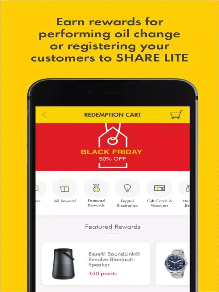 Ảnh chụp màn hình của Shell Advantage Rewards Lite iPad 