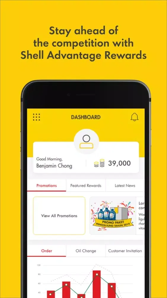 Ảnh chụp màn hình của Shell Advantage Rewards Lite