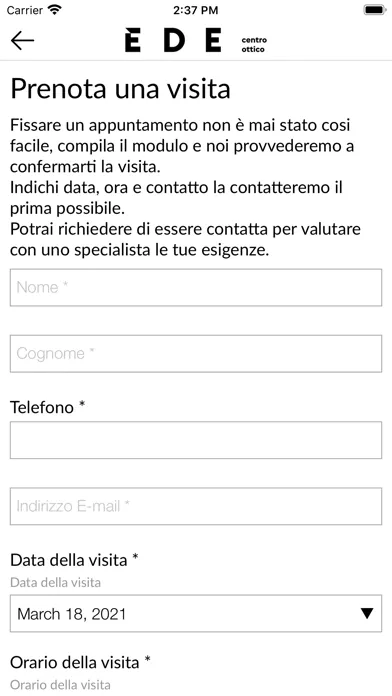 EDE centro ottico應用截圖