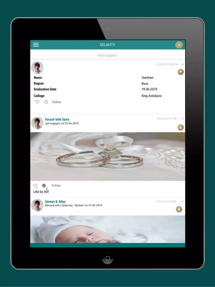 Capturas de tela do Selahty | صِلَتي iPad 