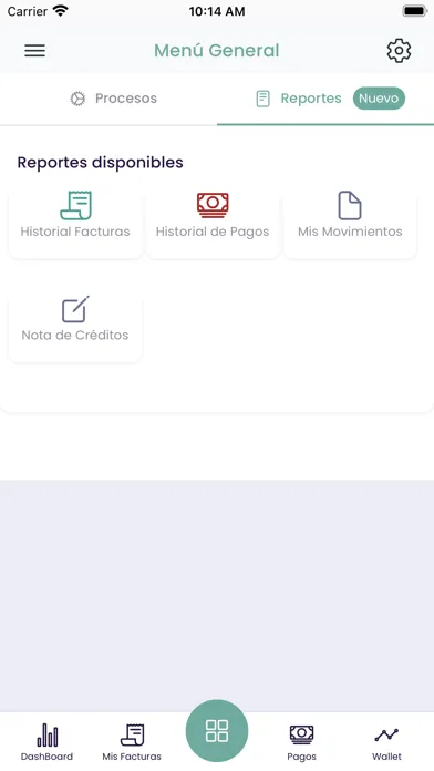 Capturas de tela do iServices Clientes