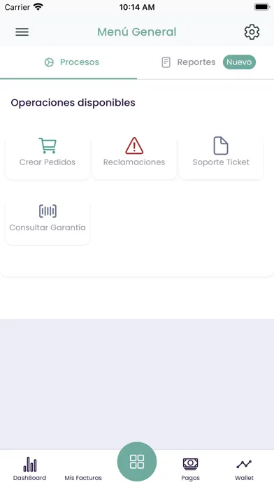 Capturas de tela do iServices Clientes