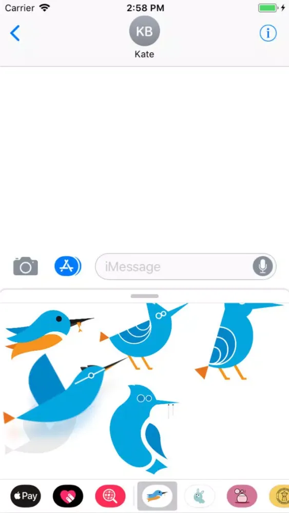 Capturas de pantalla de Savage Bird Stickers