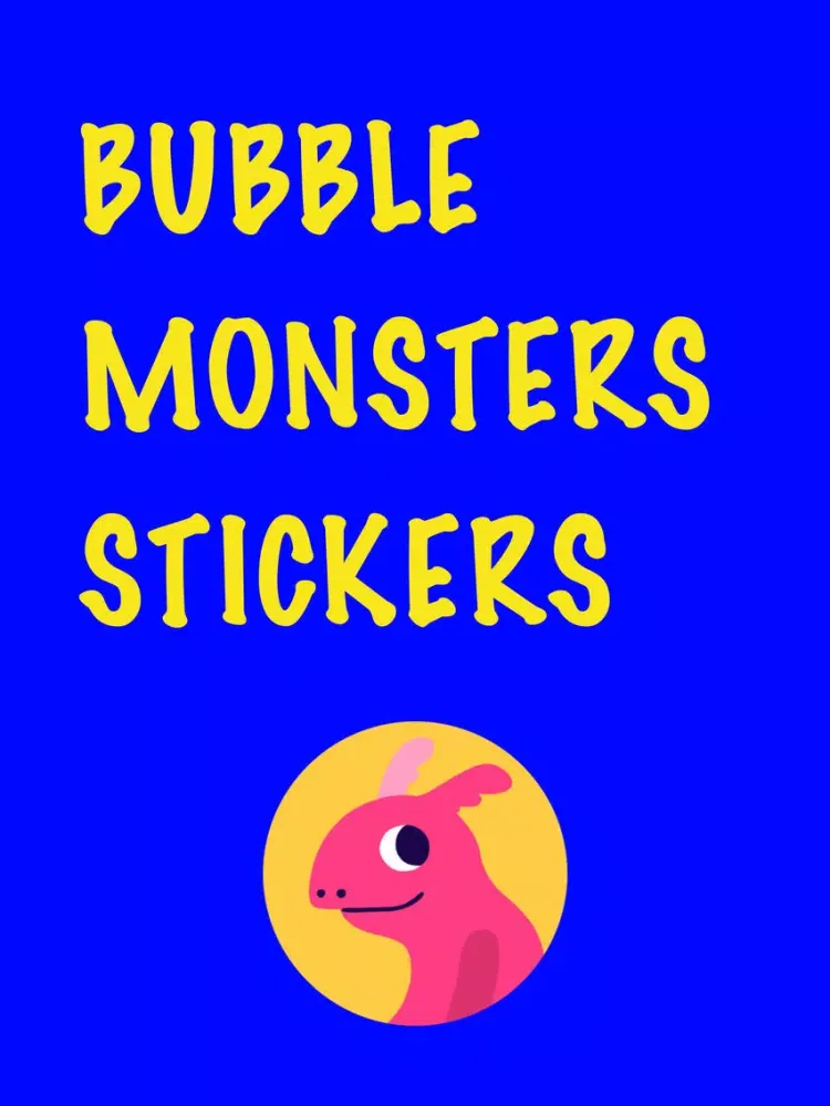 Capturas de pantalla de Bubble Monsters Stickers iPad 