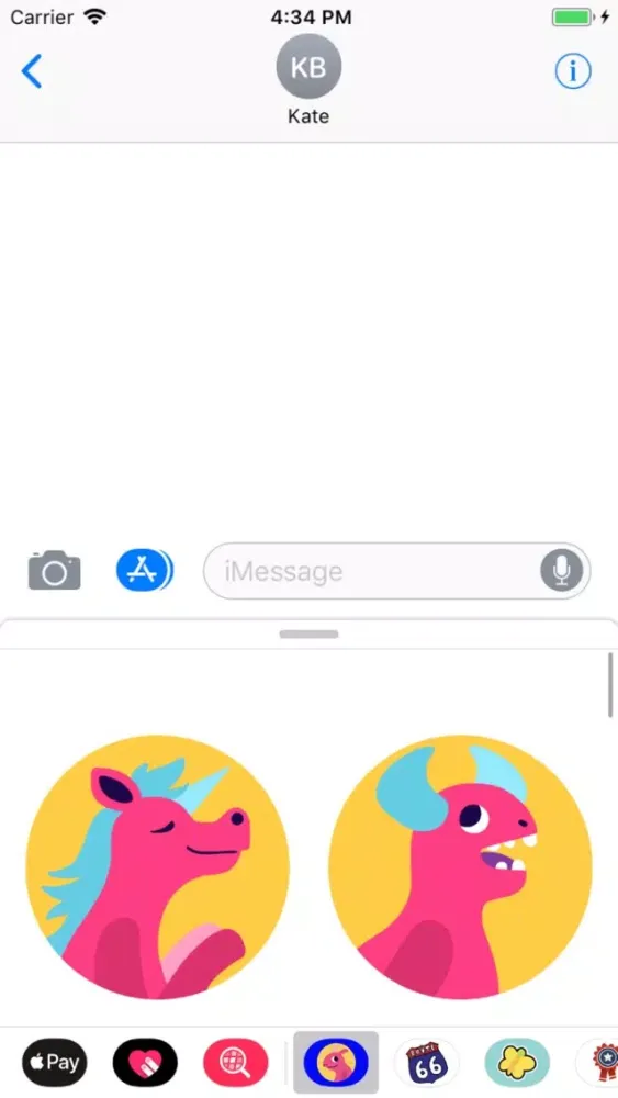 Capturas de pantalla de Bubble Monsters Stickers