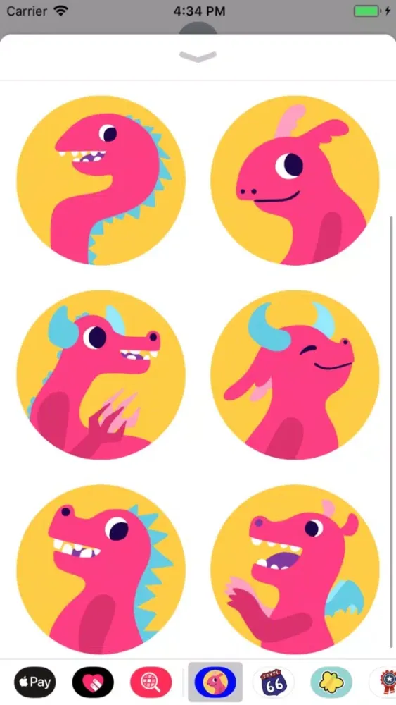 Capturas de pantalla de Bubble Monsters Stickers