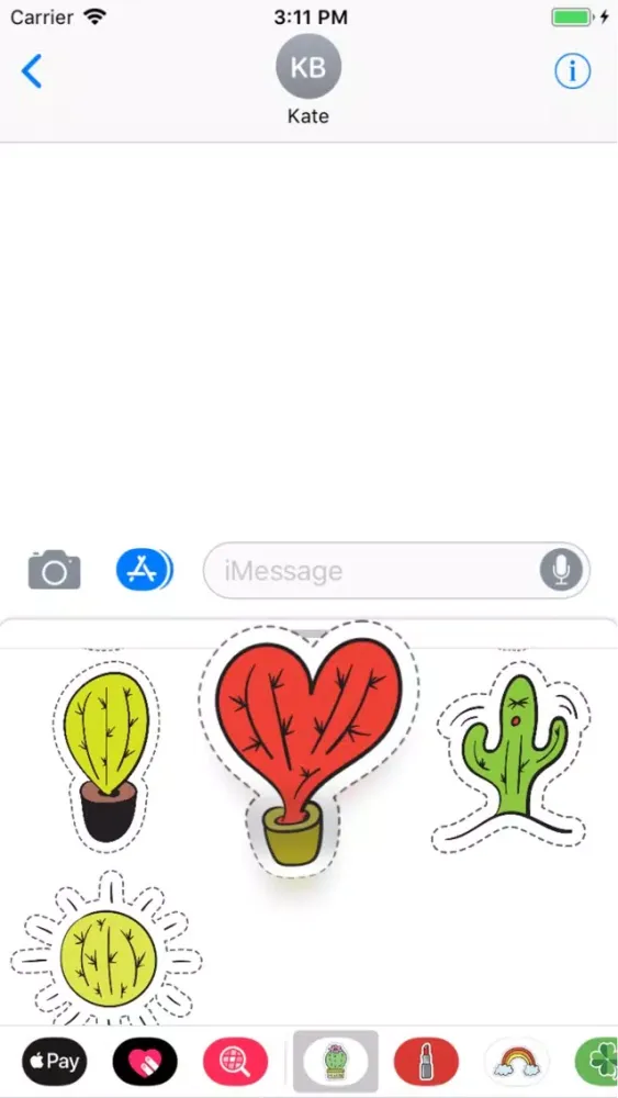 Cactus Stickers سکرین شاٹس