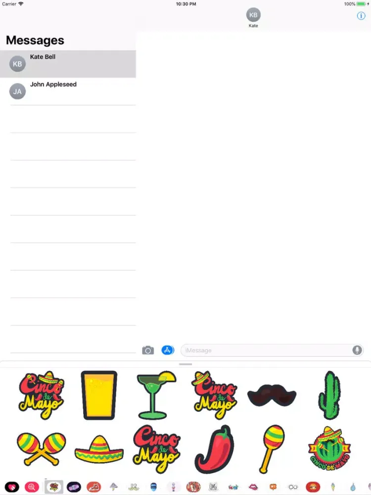 Скриншоты Cinco de Mayo Stickers Pro iPad 