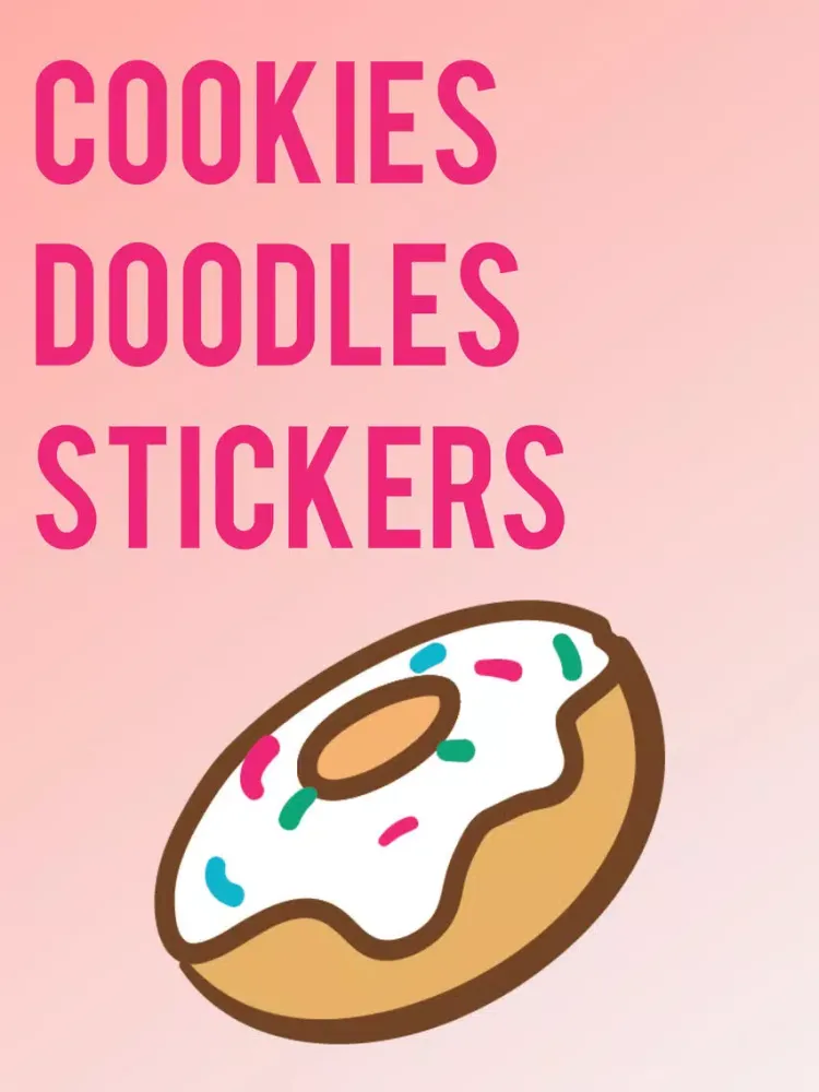 Capturas de tela do Cookies Doodle Stickers iPad 