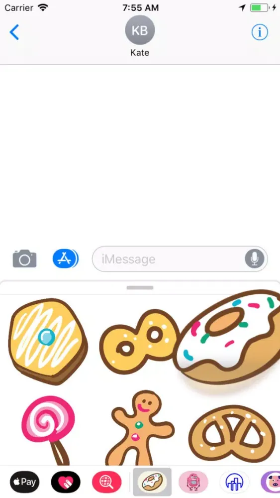 Capturas de tela do Cookies Doodle Stickers