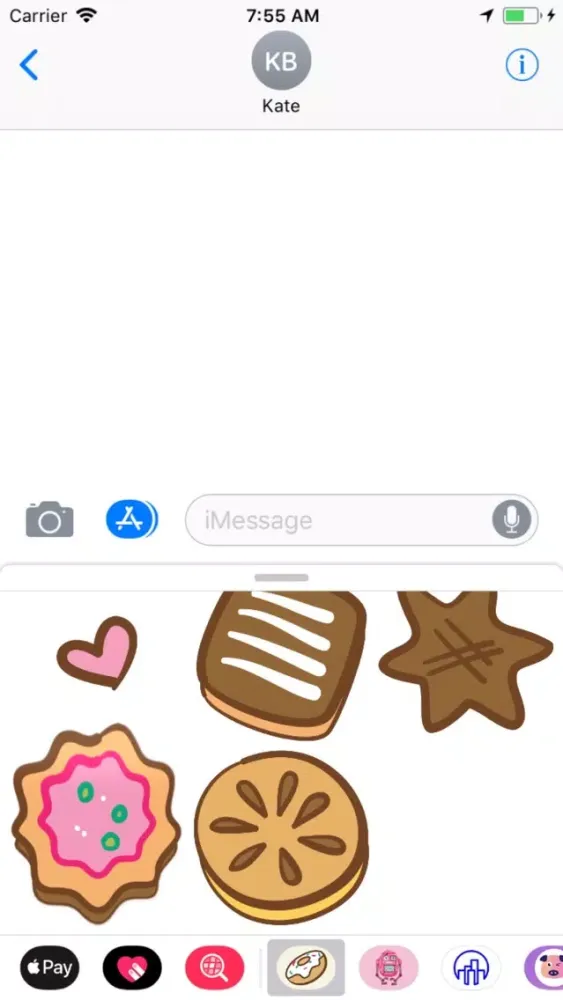 Capturas de tela do Cookies Doodle Stickers