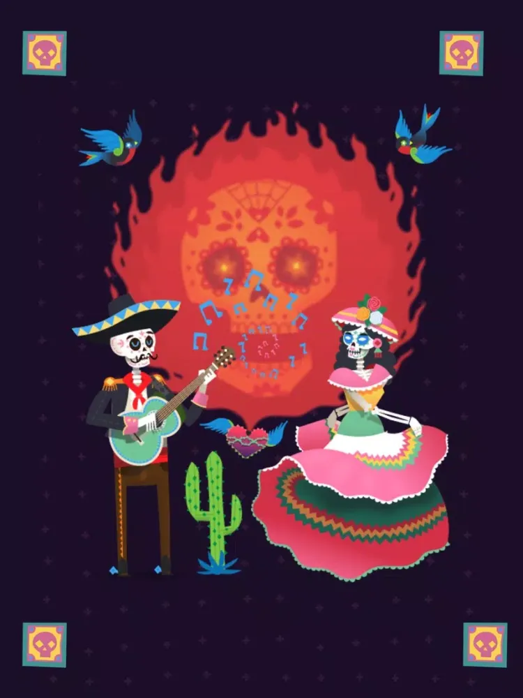 Day of the Dead Stickers Pro iPad  Ekran Görüntüleri