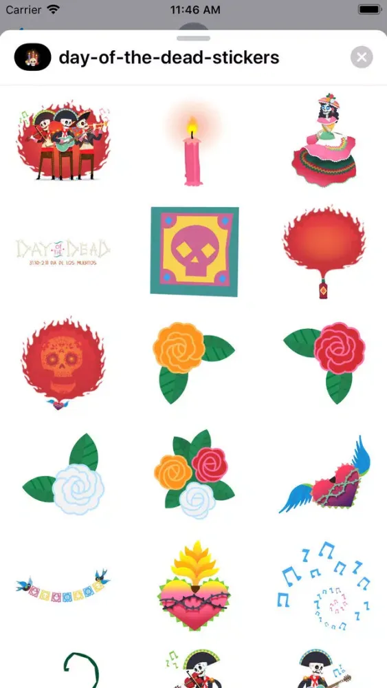 Day of the Dead Stickers Pro Ekran Görüntüleri