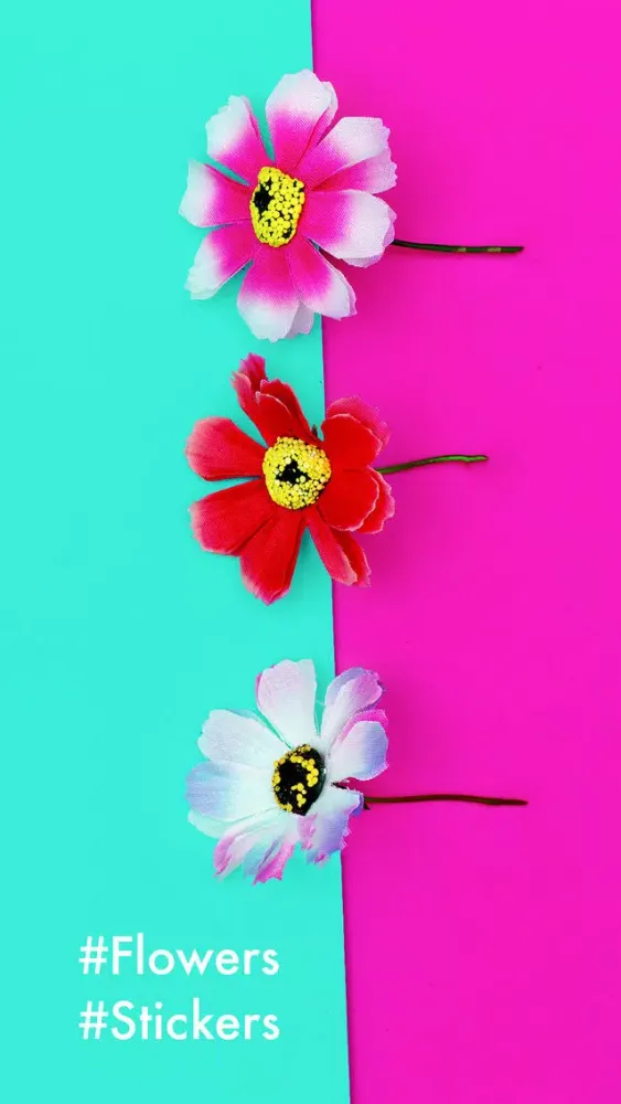 Zrzuty ekranu Lovely Flowers Stickers