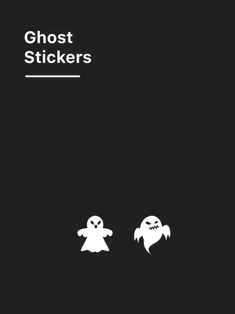 تصاویر Ghost Stickers Pro iPad 