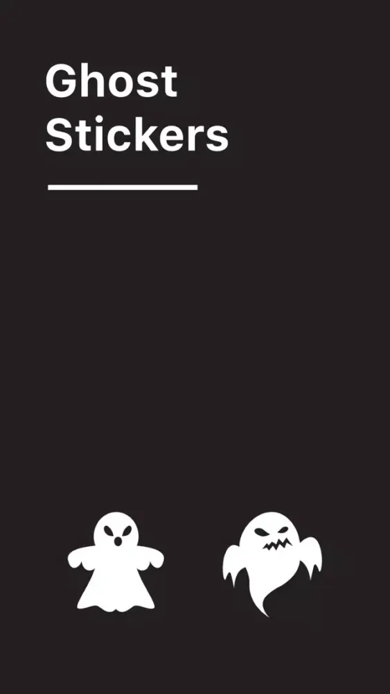 تصاویر Ghost Stickers Pro
