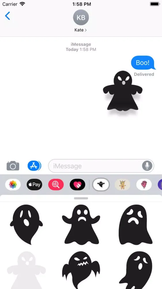 تصاویر Ghost Stickers Pro