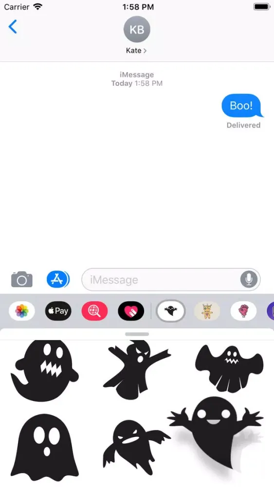 تصاویر Ghost Stickers Pro