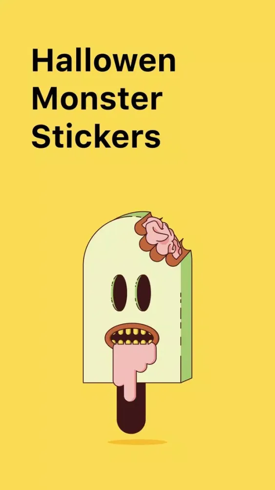 Halloween Monsters Stickers + Screenshots