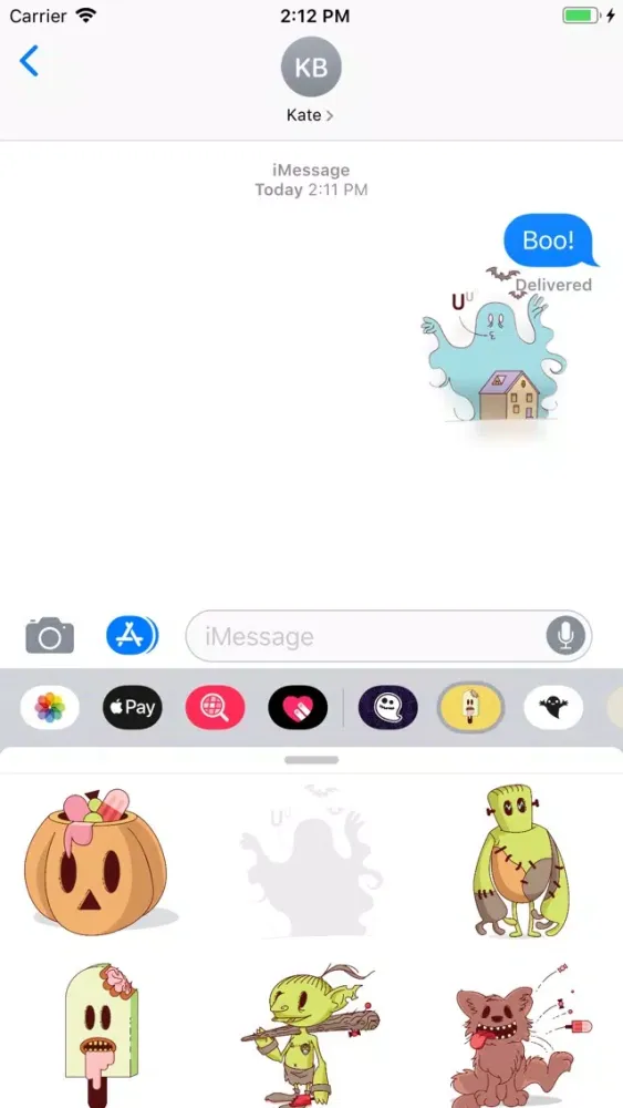 Halloween Monsters Stickers + Screenshots