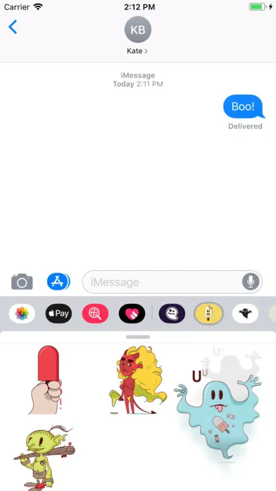 Halloween Monsters Stickers + Screenshots