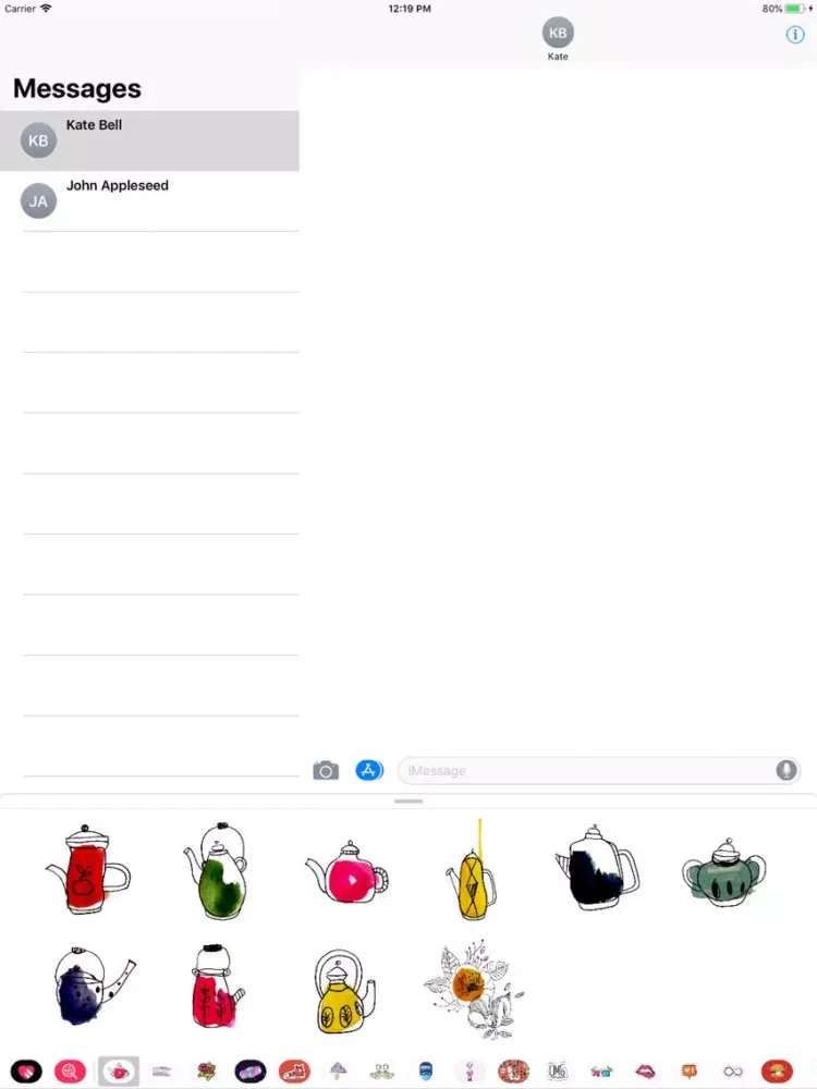 Capturas de pantalla de Kettle Stickers iPad 