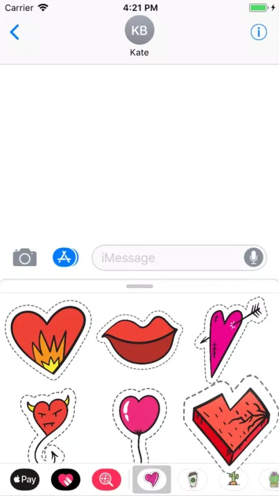 Love Heart Stickers Pro Ekran Görüntüleri