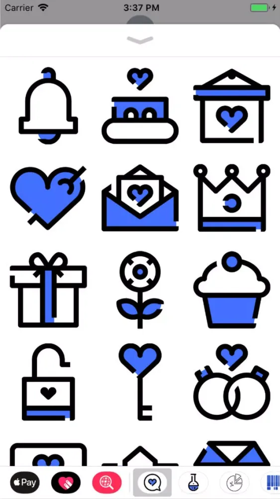 Скриншоты Love Stickers Pro