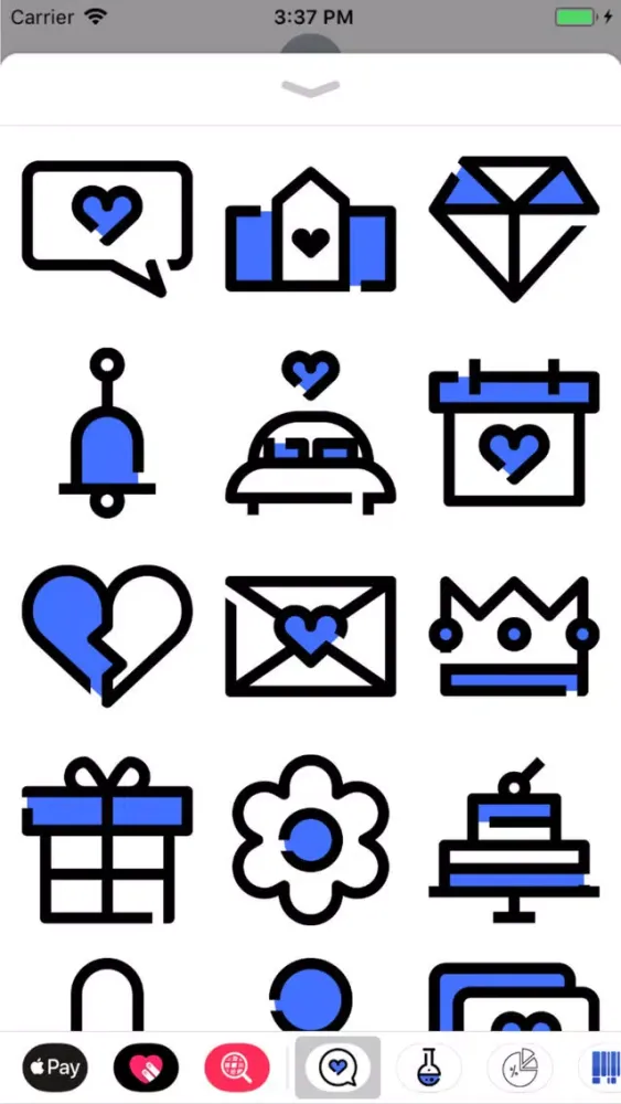 Скриншоты Love Stickers Pro