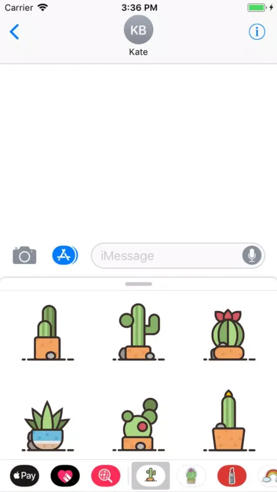 Ảnh chụp màn hình của Lovely Cactus Stickers